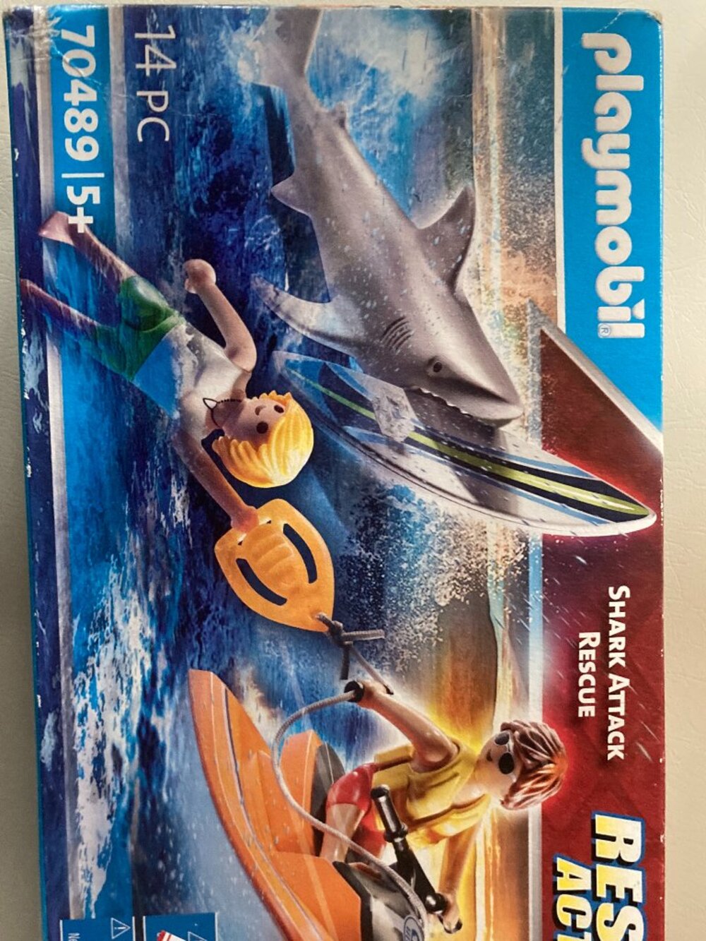 Playmobil 70489 Rescue Action Shark Attack Rescue – Open Box Complete